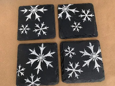 Slate Coaster Design Ideas With DIY Designs Slate Coaster Design Ideas With DIY Designs
