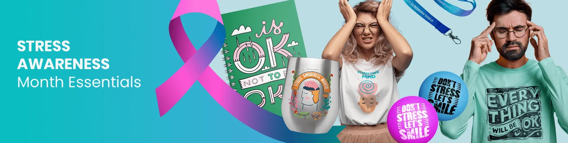 CustomCoastersNow.Com Stress Awareness Month