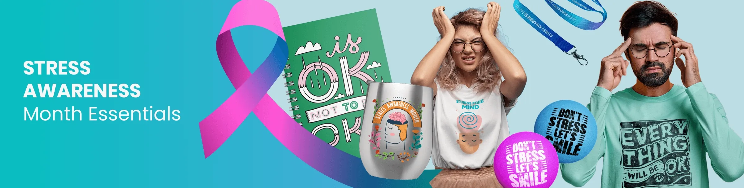 CustomCoastersNow.Com Stress Awareness Month