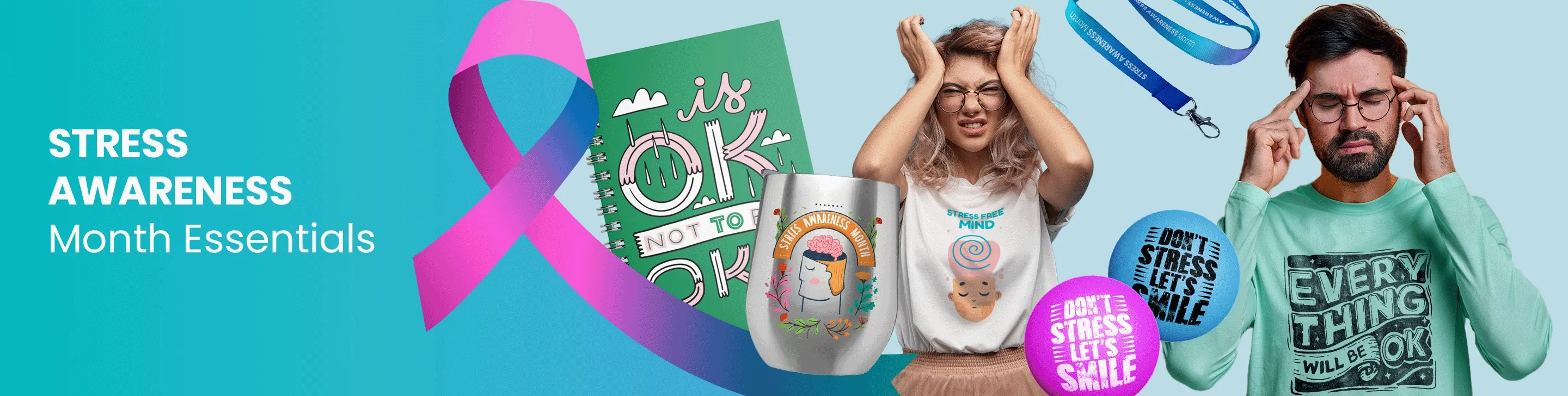 CustomCoastersNow.Com Stress Awareness Month