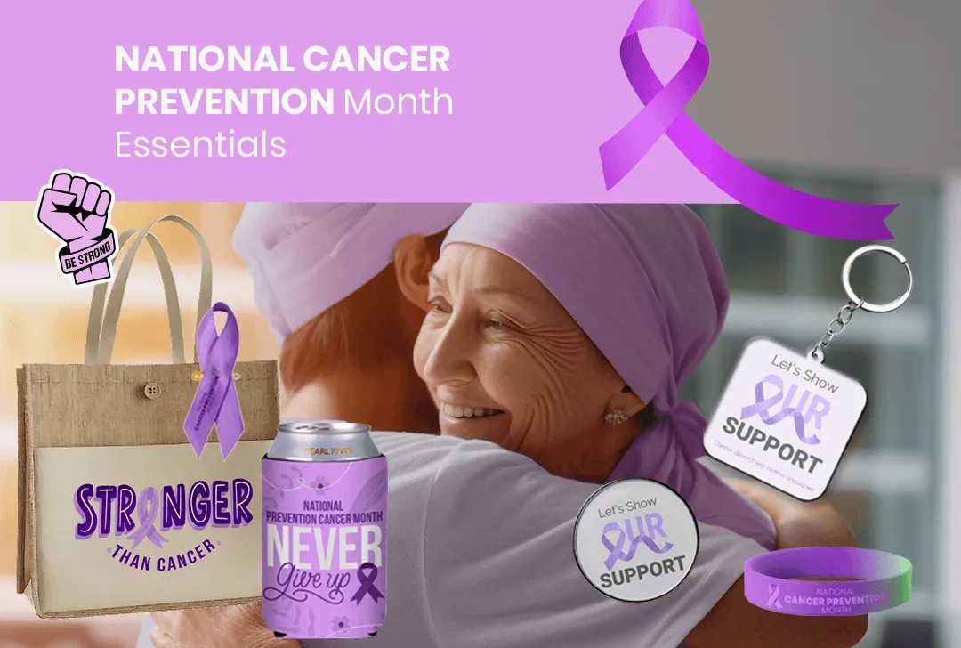 CustomCoastersNow.Com National Cancer Prevention Month