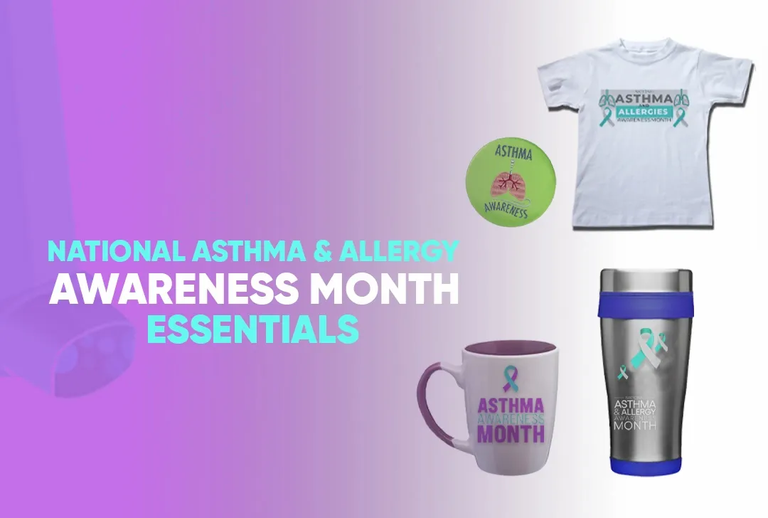 CustomCoastersNow.Com National Asthma & Allergy Awareness Month