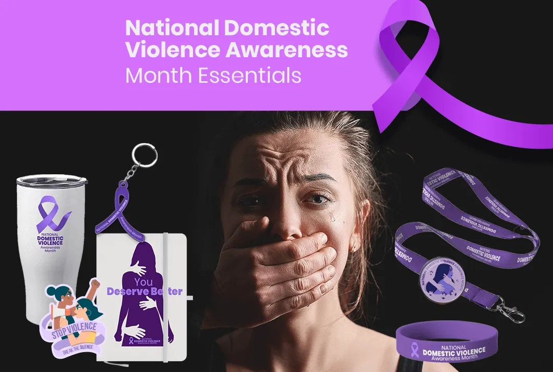 CustomCoastersNow.Com National Domestic Violence Awareness Month