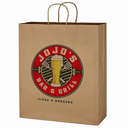 Kraft Paper Tote Bags - Custom Coasters Now