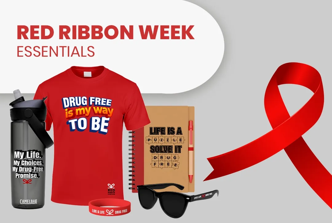 CustomCoastersNow.Com Red Ribbon Week