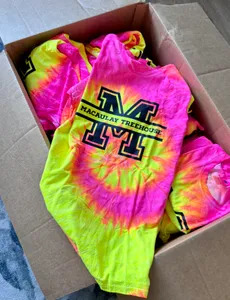 CustomCoastersNow.Com - Multi-Color Tie-Dyed T-Shirt