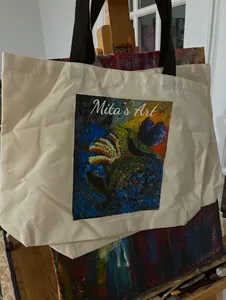 CustomCoastersNow.Com - Custom Natural Cotton Tote Bag
