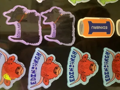 Custom Shaped Magnets - Cow magnet