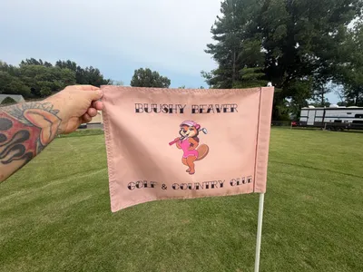 Golf Flag - Needed a flag for my chipping green Imprint Now hit a hole in one