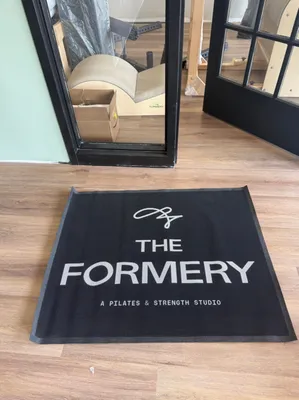 Logo Floor Mats - Opening a pilates studio