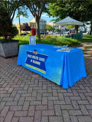 Custom Rectangle Table Covers - Police National Night Out