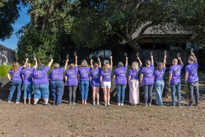 We went to Napa for our companys 30th anniversary