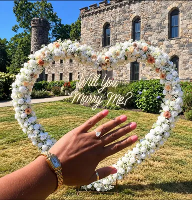 Will You Marry Me LED Neon Sign - Engagement of my beautiful niece Sophia Bloomfloralwallco