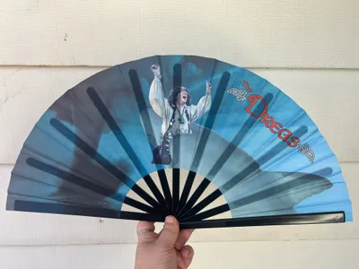 Easy Folding Hand Fans - Created some fans to celebrate a friend They arrived very quickly although some of them came unglued when used