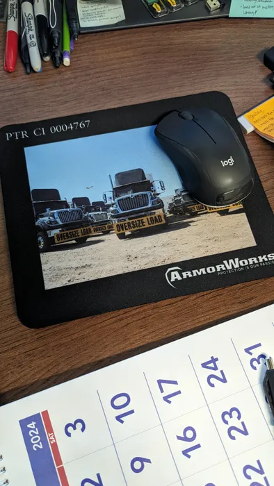 CustomCoastersNow.Com - Custom Printed Rectangular Mouse Pad