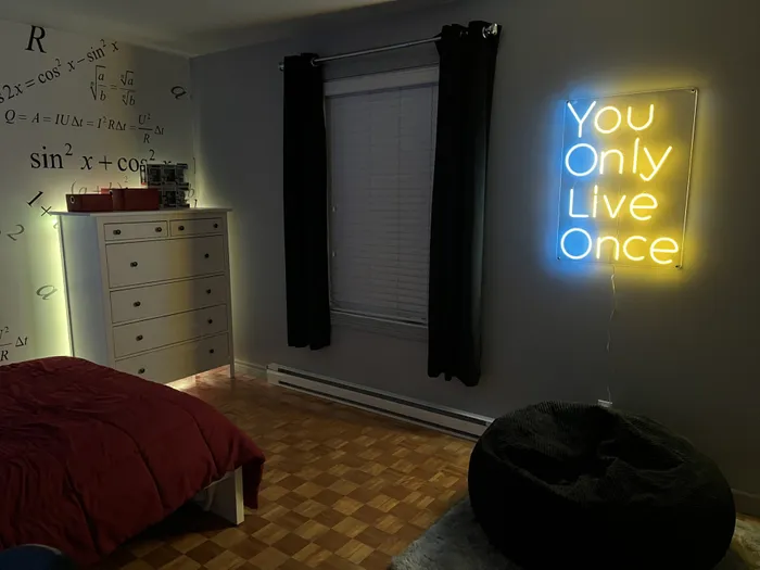 CustomCoastersNow.Com - You Only Live Once Neon Sign