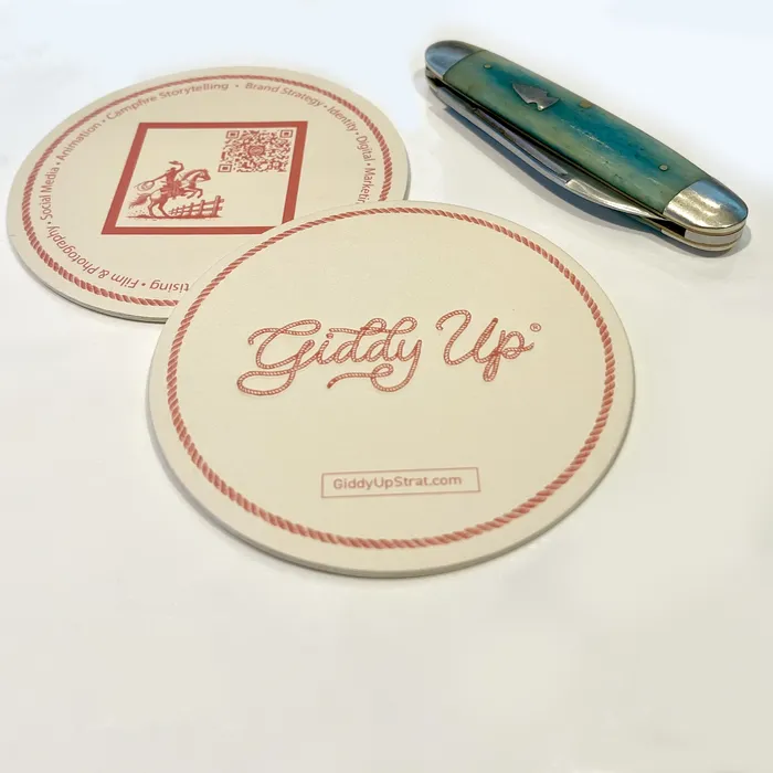 CustomCoastersNow.Com - Absorbent Paper Debossed