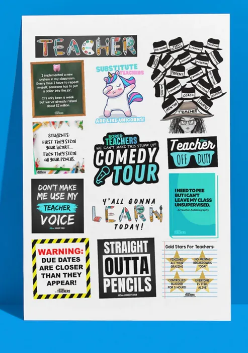 CustomCoastersNow.Com - Stickers Sheets