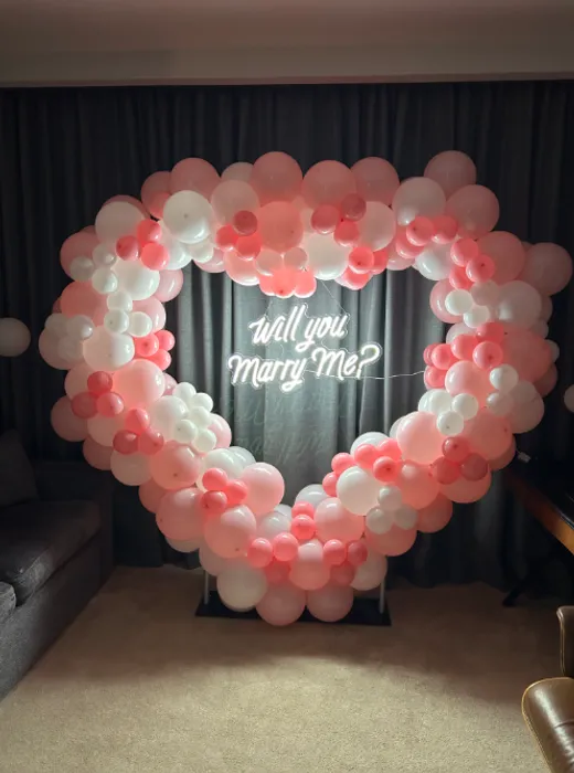 CustomCoastersNow.Com - Will You Marry Me LED Neon Sign