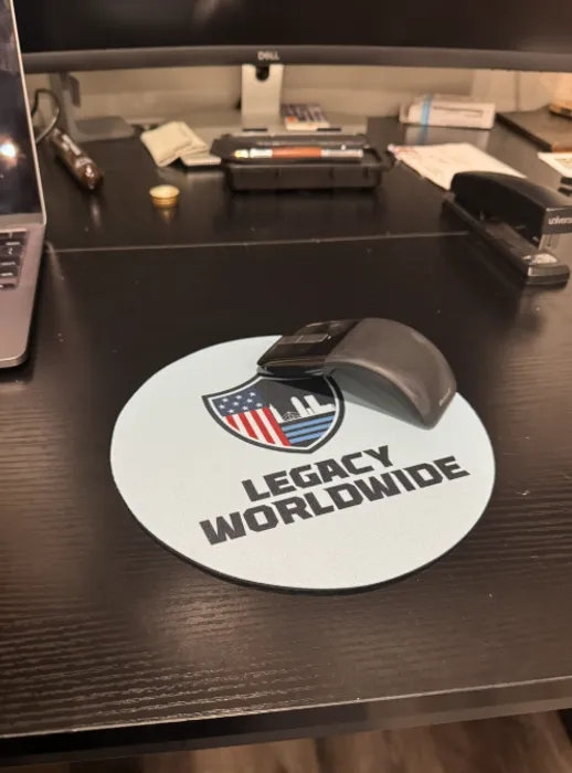 CustomCoastersNow.Com - Custom Round Mouse Pad