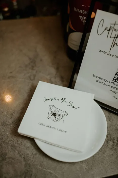 CustomCoastersNow.Com - Custom Beverage Napkin