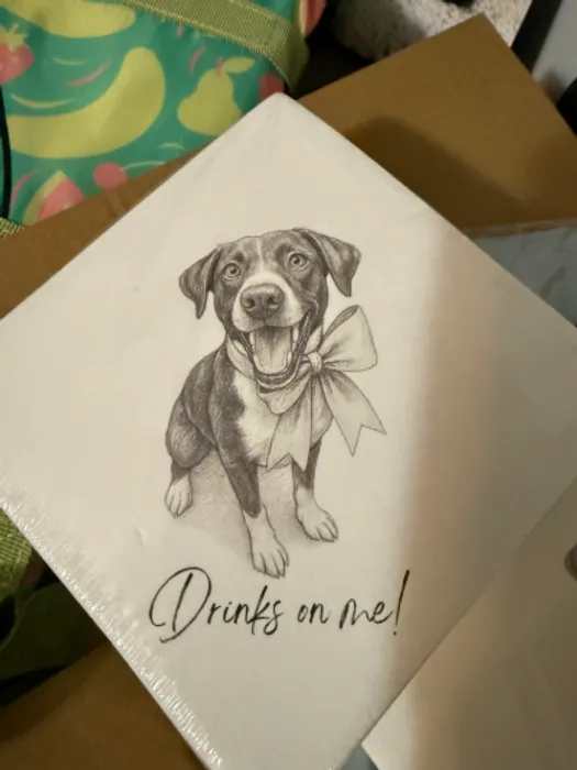 CustomCoastersNow.Com - Custom Beverage Napkin