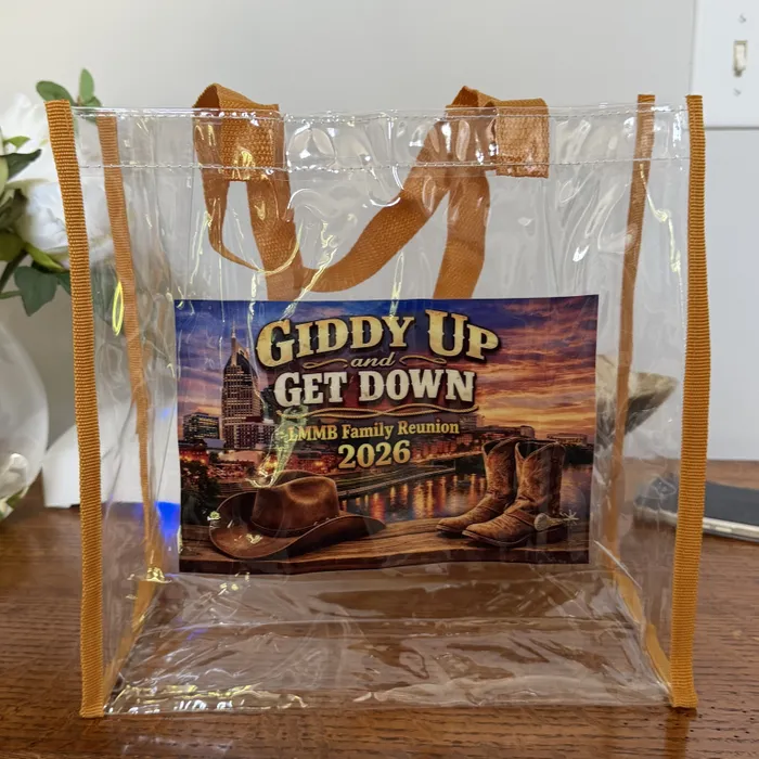 CustomCoastersNow.Com - Custom Clear Tote Bag