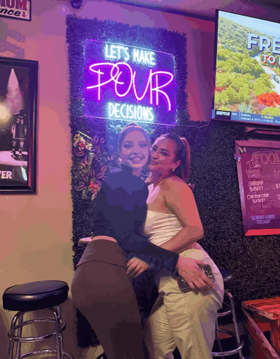 CustomCoastersNow.Com - Let's Make Pour Decisions Neon Signs