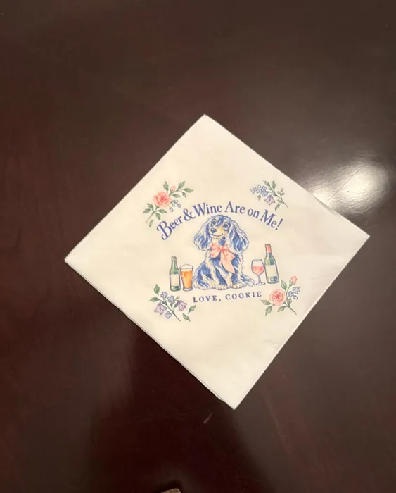 CustomCoastersNow.Com - Custom Paper Beverage Napkin