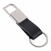 Sturdy Ring Leather Keychain