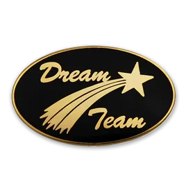 Oval Lapel Pin Oval Lapel Pin - Custom Coasters Now