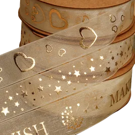 Pre-Designed Hot Stamping Ribbon - Custom Coasters Now
