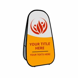 Vertical Pop Up Banners - Custom Coasters Now