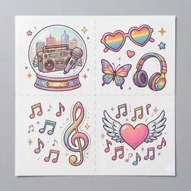 Tear & Share Tattoos - Custom Coasters Now