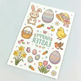 Temporary Tattoos Sheet - Custom Coasters Now