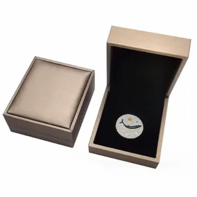 Gold PU Box Gold PU Box - Custom Coasters Now