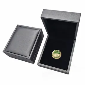 Silver PU Box Silver PU Box - Custom Coasters Now