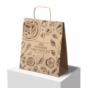 Kraft Paper Packaging Bag - Custom Coasters Now