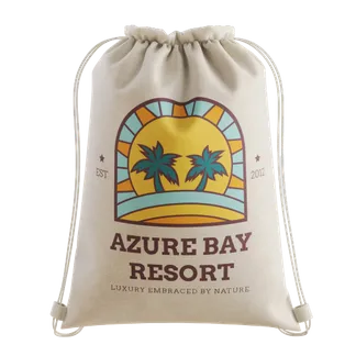 Custom Cotton Drawstring Bag - Custom Coasters Now