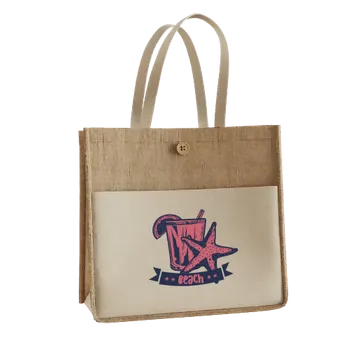 Jute Tote Bags - Custom Coasters Now