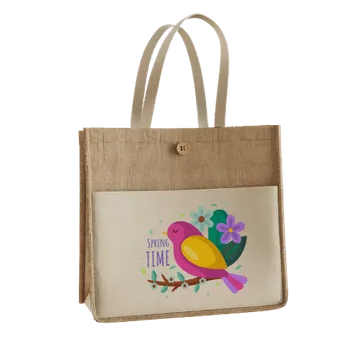Jute Tote Bags - Custom Coasters Now