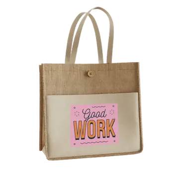 Jute Tote Bags - Custom Coasters Now