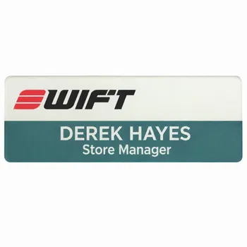 Acrylic Name Badges - Custom Coasters Now