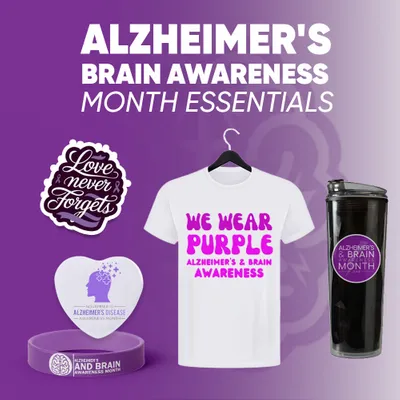 Alzheimer's Brain Awareness Month Essentials - Custom Coasters Now