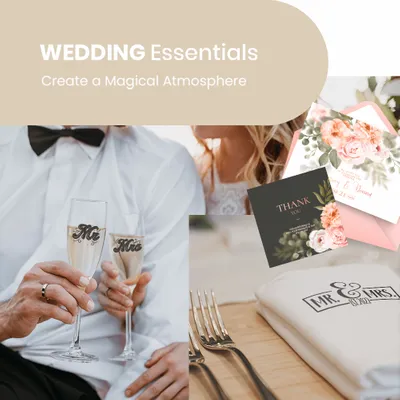 Wedding Essentials - Custom Coasters Now