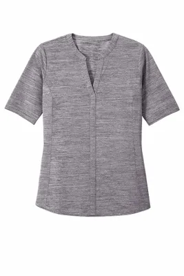 Port Authority Women's Stretch Heather Open Neck Top LK583