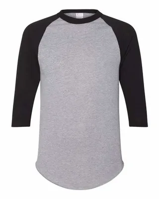 Augusta Sportswear Adult 3/4-Sleeve Baseball Jersey