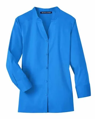 Devon & Jones Ladies' Crown  Collection Stretch Broadcloth 3/4 Sleeve Blouse