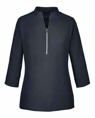 Devon & Jones Ladies' Perfect Fit 3/4-Sleeve Crepe Tunic