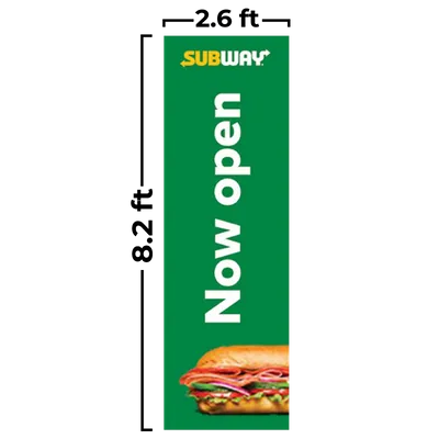 2.6 ft x 8.2 ft - Custom Coasters Now